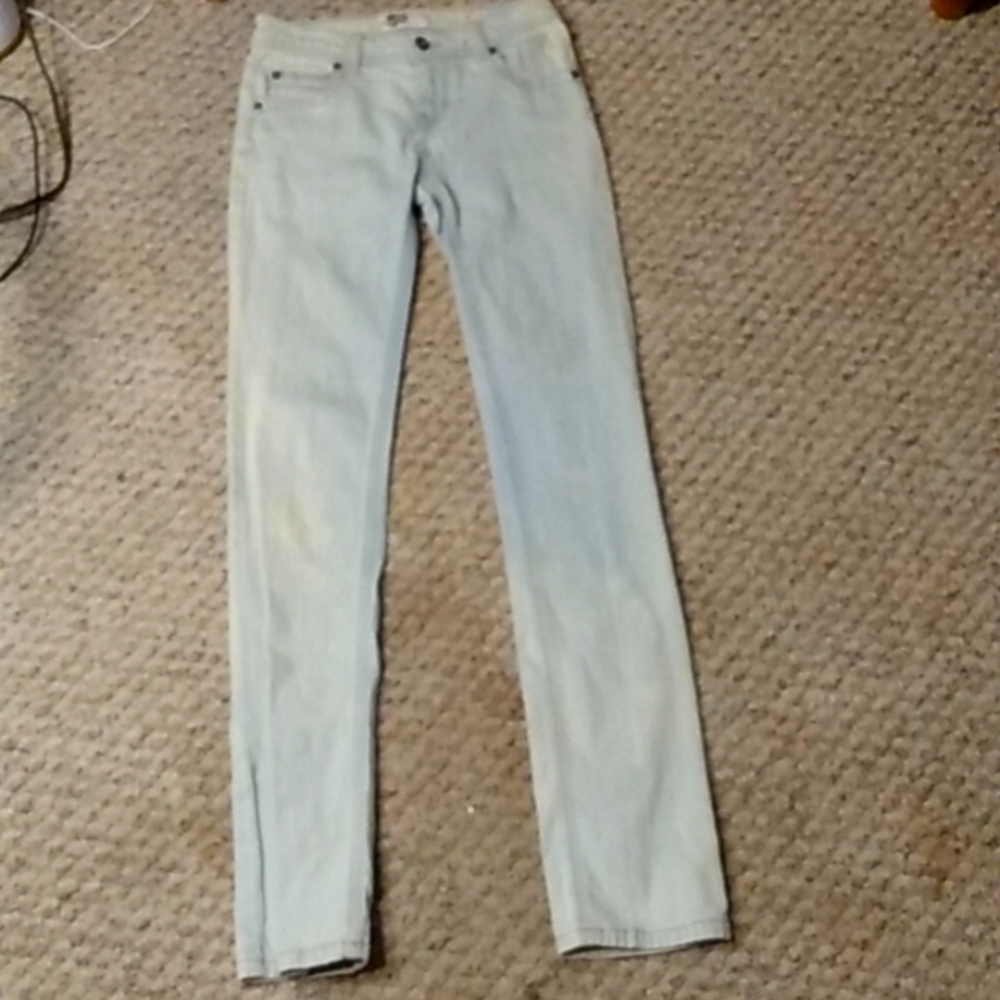 So brand jeans, size 0 average, super straight legs